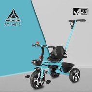 Aviator Sepeda Anak Bayi Balita Dorong Roda 3 Tricycle Aviator AT105-7 Blue