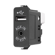 Car USB AUX In Plug Auxiliary Input Socket Adapter For BMW E81 E87 E90 F10 F12 E70 X4 X5 X6