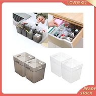 [Lovoski2] 2 Pieces Refrigerator Side Door Box Fridge Organiser Refrigerator Organizer Box for Fridge Cabinets Pantry Small Items Fruits