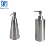 Gazechimp Stainless Steel Pump Soap Lotion Dispenser Bathing Liquid Bottle 550ml 800ml 1# 550ml +3# 