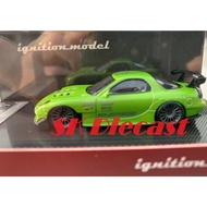 Ignition Model 1/64 Mazda RX-7 (FD3S) RE Amemiya, Green Metallic