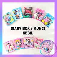 diary box + kunci KECIL / diary gembok / diary / notebook / diary fancy box