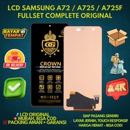 LCD SAMSUNG A72 / (SAMSUNG GALAXY A72) / A725 TOUCHSCREEN FULLSET COMPLETE ORIGINAL
