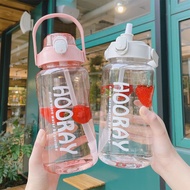 กระบอกน้ำพลาสติกใส ขวดน้ำพลาสติกใส แบบพกพา1500ml