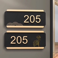 ADFS/House Number Plate Household Number House Number Plate Apartment Hotel Room Number Sticker Entr