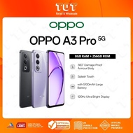 NEW OPPO A3 Pro 5G (6+128GB/8+256GB) 6.67" HD+ l 360 Damage-Proof Armour Body | Splash Touch | 5100m