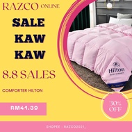 READY STOCK [COMFORTER HILTON VIRAL]