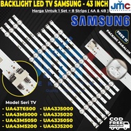 NEWEST - Samsung Ua43T6500 Ua43j5000 Ua43m5000 Ua43m5050 Ua43m5100 Tv Backlight