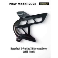 YAMAHA LC135 V1-V8 HYPERTECH X PRO CNC 3D SPROCKET COVER LC V1 - V8 SPOCKET COVER FULL ALUMINUM ALLO