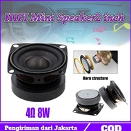 siap HIFI Mini Speaker 2 Inch Subwoofer Bass 4 Ohm 8 Watt High Power