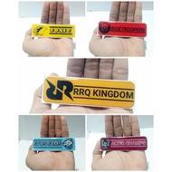 ESPORT TEAM FANS NAME RAISED STICKER