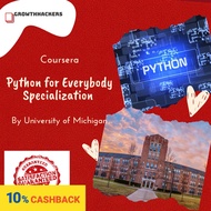Coursera - Python for Everybody Specialization by University of Michigan Programming Course Python V