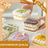 SP MaII-(400ML)50pcs Bekas Kek Viral Transparent - Bekas Quesillo Tiramisu Cheesekut Kek Batik LoadP