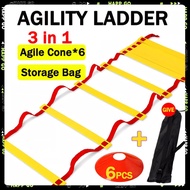 Portable Agile Ladder Football Basketball Training Speed Ladder Training Gift Agile Cone+Storage Bag