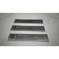 Toyota hardtop diesel bj40 filter sticker