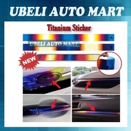 Titanium Car Wrapping Sticker New Wrap Chrome Grill Logo for Motorcycle Bike rider yamaha perodua pr
