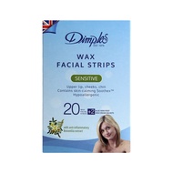 Dimples Wax Facial Strips - Sensitive 10S