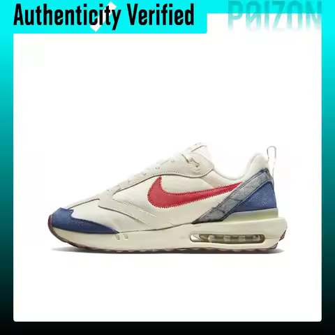 Nike Air Max Dawn Casual Shoes Men's Low-top Beige/Blue/Red DV1487-162