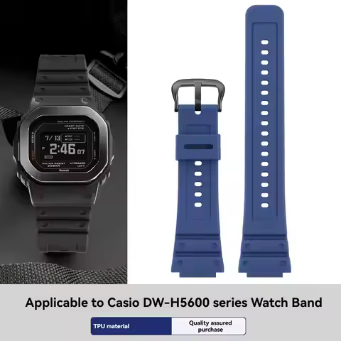Replacement Strap for G-SHOCK Casio DW-H5600 (Module 3516), Original Style Resin Band, Waterproof Sp