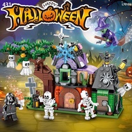 Hot-selling Children Halloween Vampire Haunted House Witch Broom Ghost Skeleton Pumpkin Monster Boy 