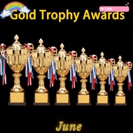 JUNE1 1Pc Customizable Trophy, 29/33/36/41/46/51cm Gold Award Champions Trophy, Craft Souvenirs Plas