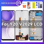 6.51" Original For VIVO Y20 V2029 / Y20i V2027 V2032 LCD Display Touch Screen With Frame Digitizer A