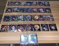 全新Bandai 食玩贴纸 餅貼 貼紙 第六彈 其六 鬼滅之刃 Demon Slayer kimetsu no yaiba 無限列車編 遊郭編 威化餅 九柱 炎柱 霞柱 戀柱 蟲柱 水柱 音柱 富岡義