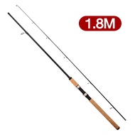 Four Seas คันเบ็ด ปรับได้ 2 ส่วน คันเบ็ดแบบข้อต่อปากม้า ปรับ UL คันเบ็ดคาร์บอน 1.8/2.1/2.4M เบสเเละส