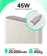 三星原廠正貨，全新未拆封，三星原裝快充充電寶-20000毫安及三星藍牙耳機---Samsung 20000mAh 行動電源 + T12 真無線耳機