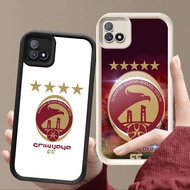 R9 FC-Sriwijayas Casing for Realme C20 C20A C11 2021 Black and White