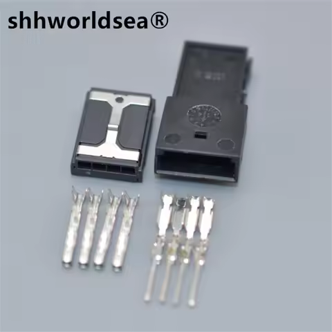 shhworldsea 4 Pin/Way Audio Modified Plug Connector Socket Wire Harness Pigtail For VW AUDI 8E0 971 