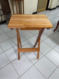 foldable desk solid kd wood (with natural varnish) 14"x20" 29" height