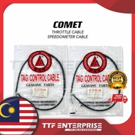 COMET 125R THROTTLE CABLE / SPEEDOMETER CABLE (CONTROL CABLE) TAG