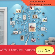 YQ5 3D Mirror Wall Stickers DIY Photo Frame Tree Acrylic Sticker Family Photo Tree Wall Stickers Art Home Decorative Wal