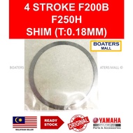 YAMAHA OUTBOARD 61A-45577-30 SHIM (T:0.18MM) 4 STROKE F200B F250H - BOATERS MALL