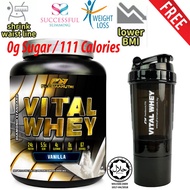 Slimming Diet Meal Replacement Vital Whey Halal Vanilla (2kg) [Free Shaker]