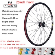 🔥Original Novatec Mountain Bike Wheelset 26/27.5/29Inch D041/D042 4 Bearing 7-11 Speed 32H Disc Brake 29Er Aluminum Alloy Bicycle Wheel