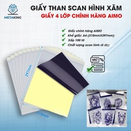 Tattoo Scanning Carbon Paper - 4-Layer Scanning Paper - For Thermal Printer M08F-M08E-WS [AIMO GENUI