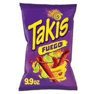 **ส่งไวมาก  ** Takis Fuego/Blue Heat ขนมข้าวโพดทอดกรอบ รสเผ็ด เปรี้ยว นำเข้าจากอเมริกา  USA