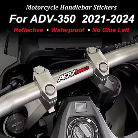Motorcycle Stickers Reflective Handlebar Decal Waterproof ADV 350 Accessories 2023 for Honda ADV350 
