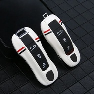 For Porsche 718 Cayenne Panamera 911 macan key case Key Cover Taycan Cayman Boxster Key Shell Car Ac