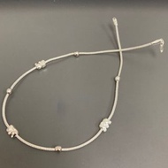 folli follie純銀925小象歐米茄二手項圈鏈
