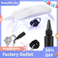 Excellent  Glue with UV Light and Silicone Women Men Easy Application and Removal Ring Guards Fit An