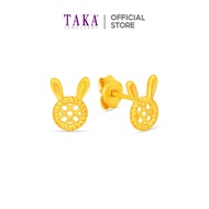 TAKA Jewellery 916 Gold Earrings Bunny