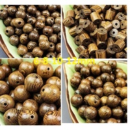 20 curved ebony beads of all sizes 6mm, 8mm, 10mm, 12mm to make bracelets