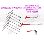 SPANAR T-Socket Wrench T-handle Spanar T Nut Driver 6mm 7mm 8mm 9mm 10mm 11mm 12mm 13mm 14mm 15mm 16