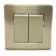 Hotel Series switch Boton 2 gang 2 way switch