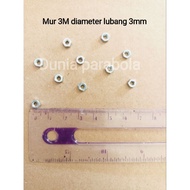 10pcs 3mm Nuts M3 Nuts per 10pcs