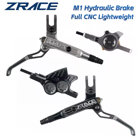 ZRACE M1 X2 / X4 Mountain Bike Hydraulic Brake,Full CNC Lightweight, MTB Oil Pressure Disc Brake Set