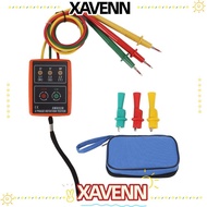 XAVENN Phase Sequence Meter, LED Indicator 60V-600V AC Phase Rotation Tester, Professional Portable 